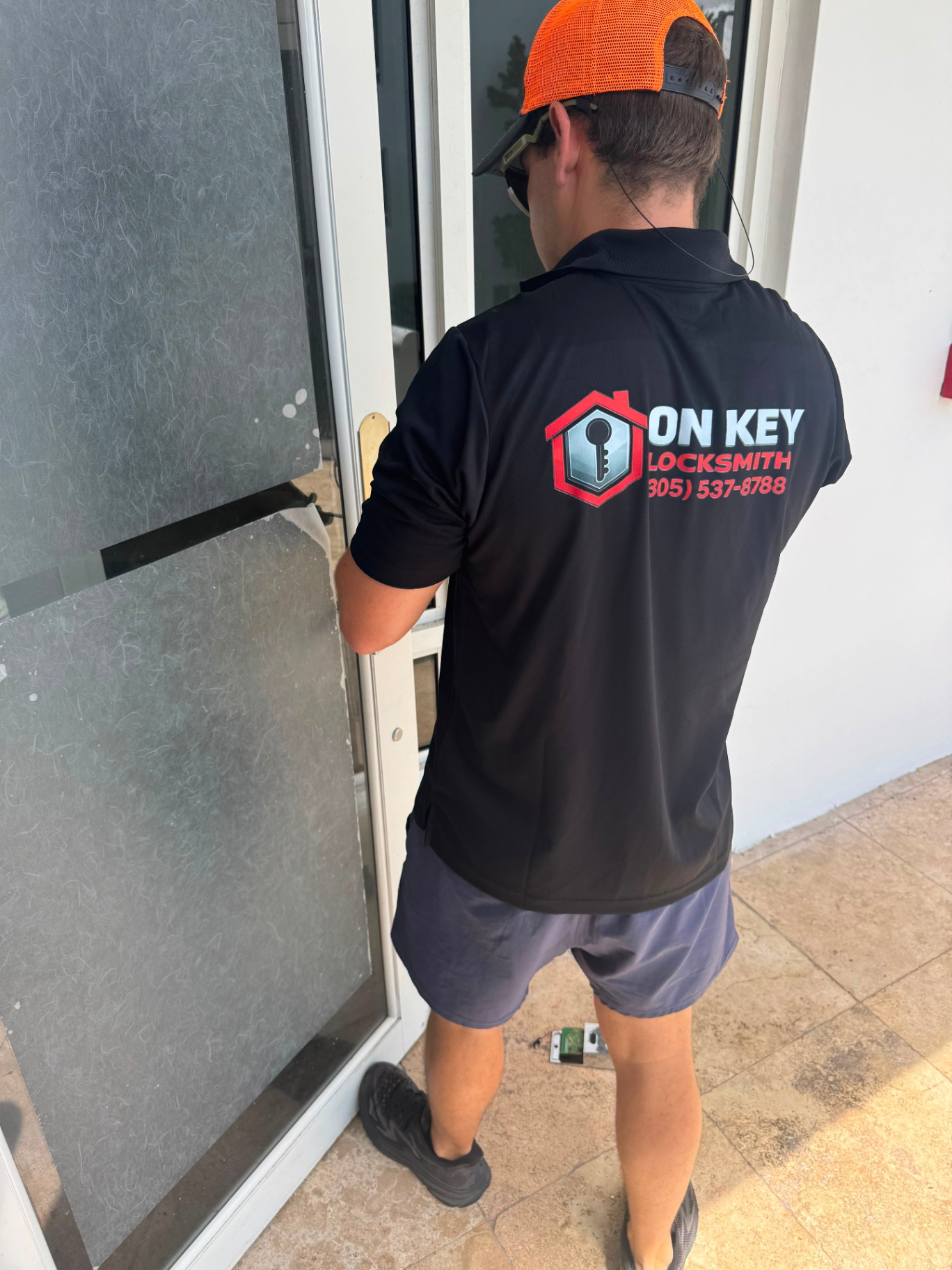 On Key Locksmith technician in Miami